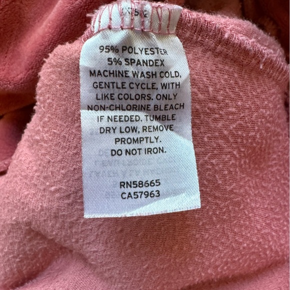 RACHEL PARCELL Stretch Soft Velour Drawstring Jogger Sweatpants  - Small - Picture 11 of 12